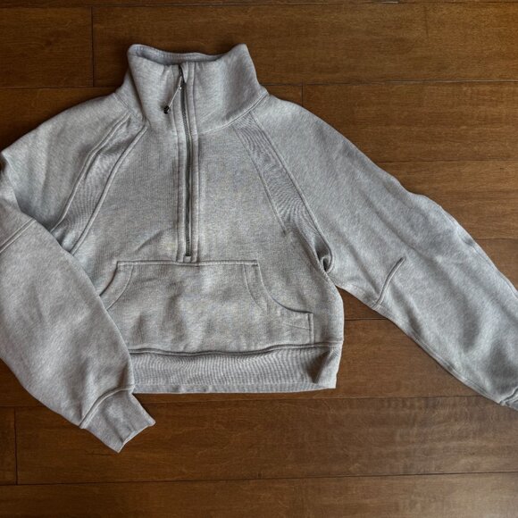 Lululemon Scuba Half-Zip Hoodie – Heather Gray (Size XS/S) - Picture 1 of 6